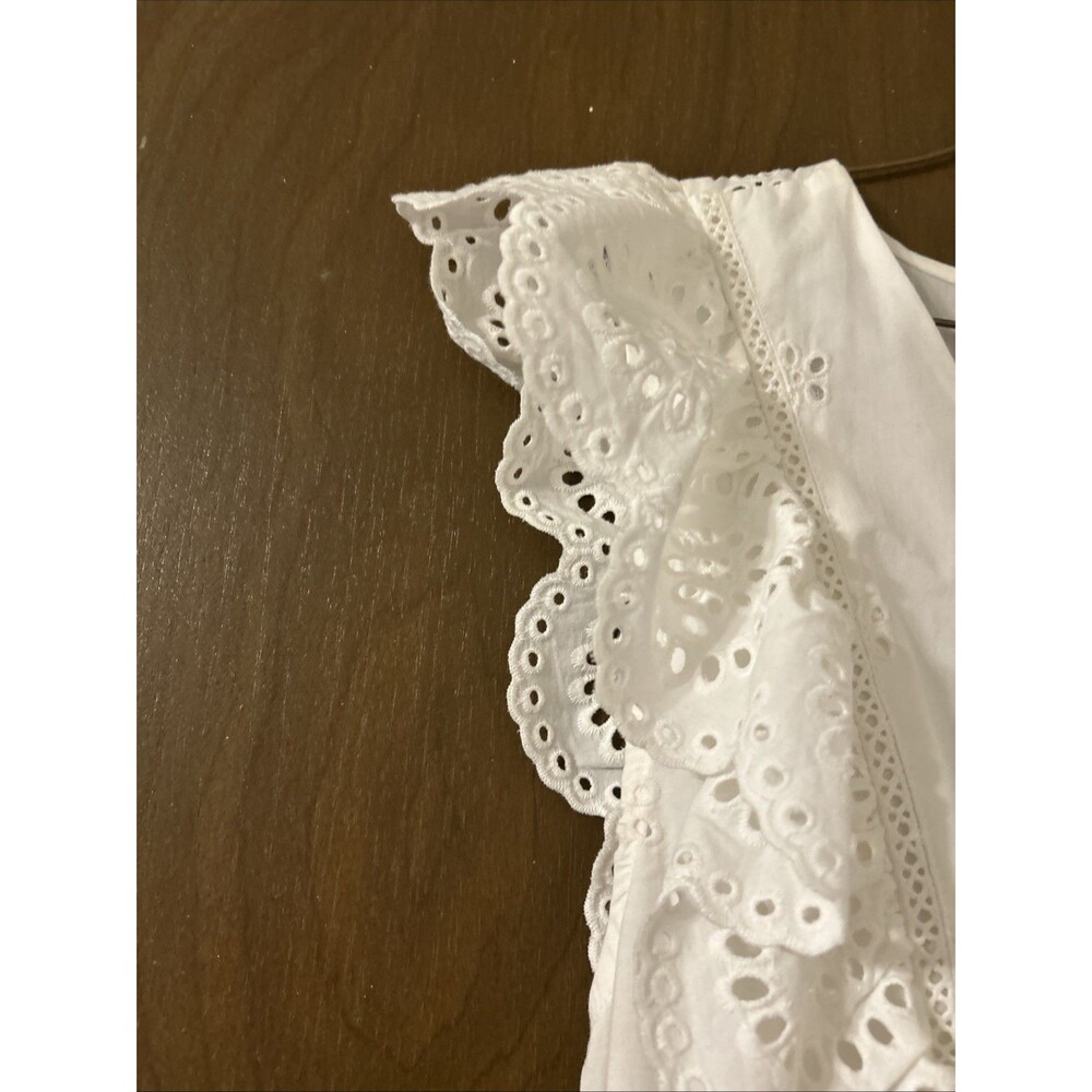 Cottagecore Eyelet Lace Steve Madden Jayda Dress Coquette Romantic Sz Sm - Picture 3 of 10